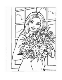 barbie coloring pictures