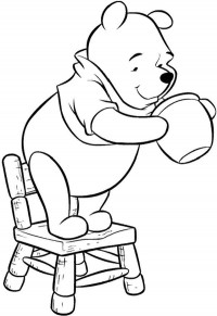 baby winnie the pooh coloring pages