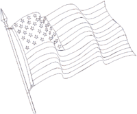 united states flag coloring page