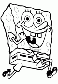 spongebob squarepants coloring pages