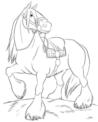 horse coloring pages printable