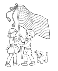 united states flag coloring pages for kids