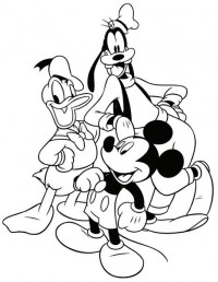 disney mickey mouse coloring pages