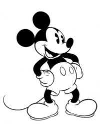 mickey mouse coloring sheet