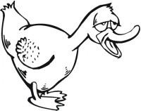 duck coloring pages for kids
