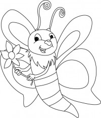 bee coloring sheets