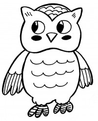 owl coloring pages for kids