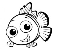 rainbow fish coloring page