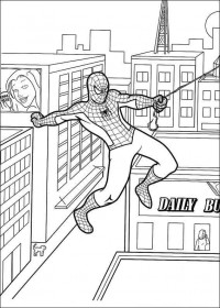 spiderman coloring pages free