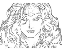 wonder woman coloring pages